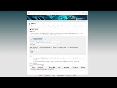 Adding and Managing 301 Redirects with cPanel