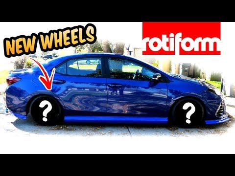 NEW Wheels 18" Rotiform TMB 2017 Corolla SE