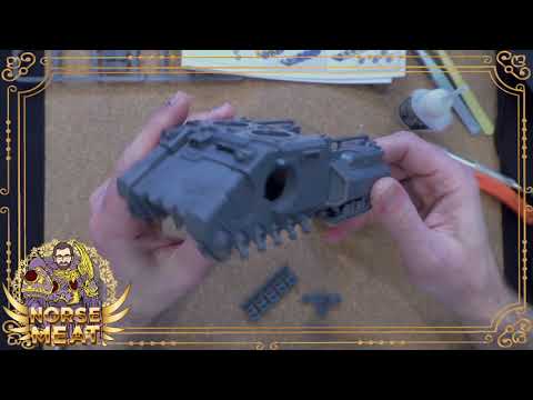 Adding grav plates and accessories to the Gladiator grav tank on Warhammer 40k Wednesday
