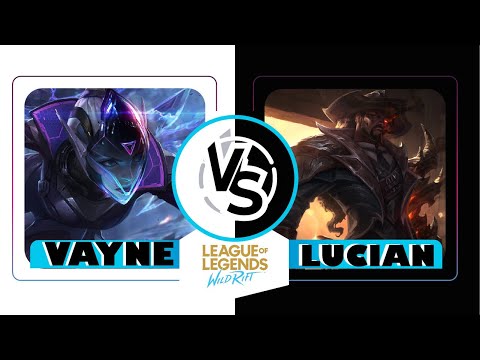 Vayne vs Lucian #wildrift | OTP V | otp #vayne vs #lucian 🤧👑