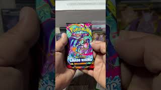 First 3 Pack blister of chaos rising big HIT!! #pokemon #pokemoncards #pokemontcg #fyp #parati