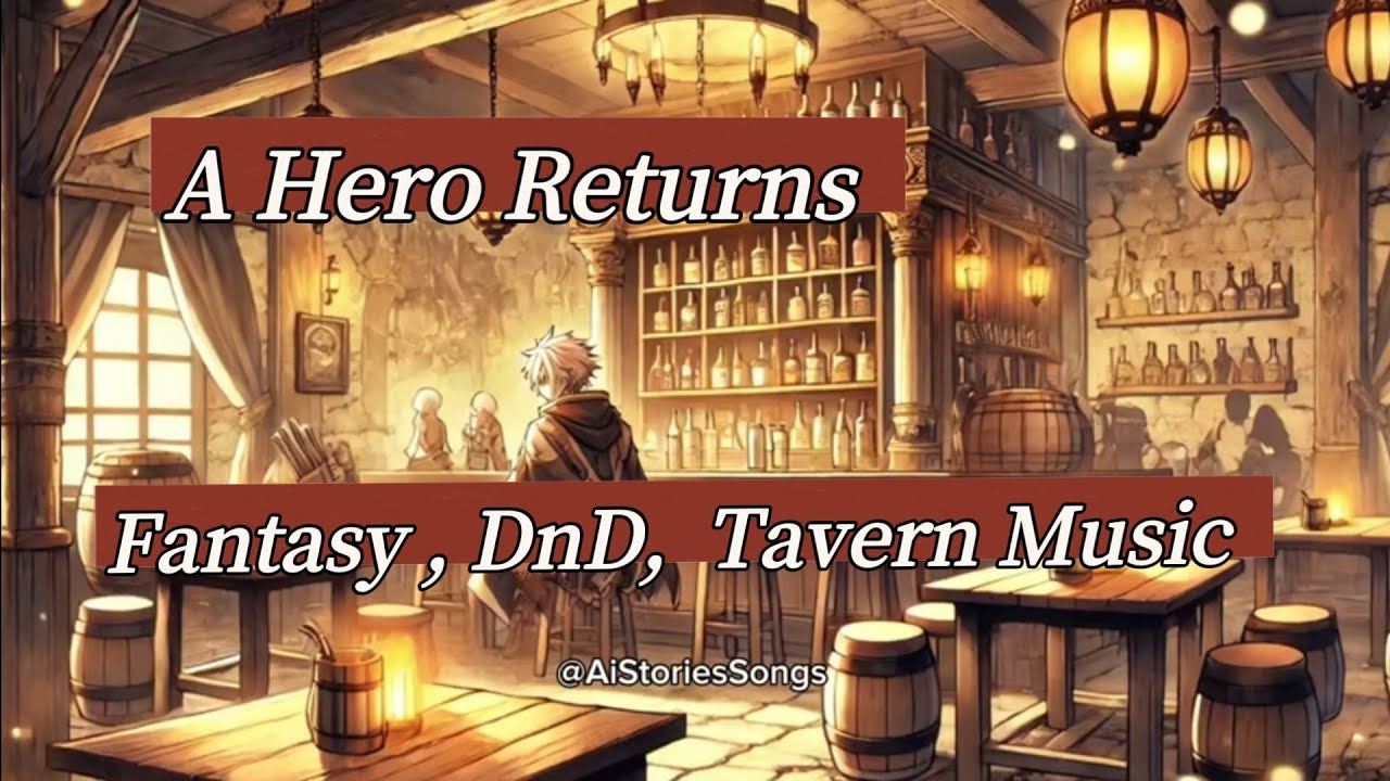 Relaxing Medieval Fantasy Music - Tavern , Flute , Piano , Study , Calm, Relief,  DnD , Adventure