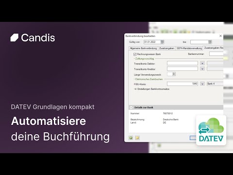 Kontoauszugsmanager  in DATEV Kanzlei-Rechnungswesen | DATEV Grundlagen kompakt | DATEV Lernvideo