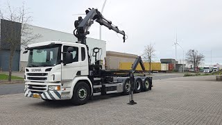 Camion ampliroll Scania P370 8X2 HAAK + KRAAN NL TRUCK LOW KM à vendre - Image 4 | Autoline CH Camion ampliroll Scania P370 8X2 HAAK + KRAAN NL TRUCK LOW KM | Image 4 - Autoline