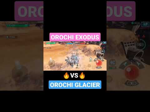 OROCHI (Exodus) 🔥VS🔥 OROCHI (Glacier) || WAR ROBOTS #shorts