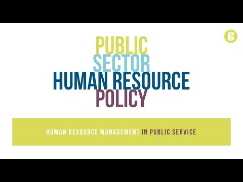 Public Sector Human Resource Management