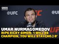 Umar Nurmagomedov Rips Ricky Simon: 'I Will Be Champion, You Will Stay No. 8' | UFC Vegas 67