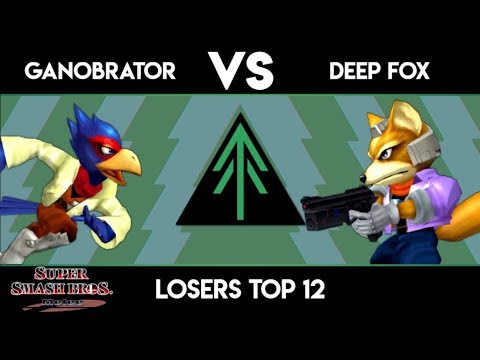 Evergreen Rising #1 - Ganobrator vs Deep Fox - Melee Losers Top 12