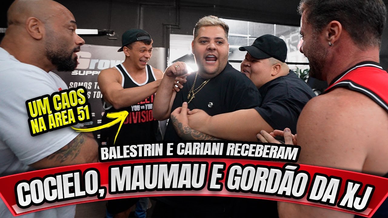 COCIELO, MAUMAU E GORDÃO NA ÁREA 51 JUNTOS - BALESTRIN E CARIANI NÃO SE AGUENTARAM