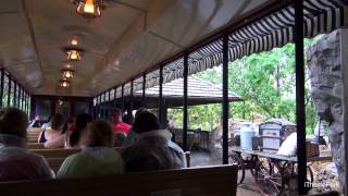 preview picture of video 'Walt Disney World Railroad POV in the Rain - Magic Kingdom  Walt Disney World 2013'