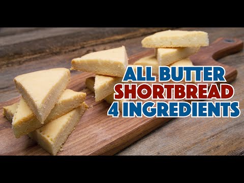 Gran's Scottish Shortbread Recipe - 4 Ingredients! Glen And Friends Cooking