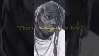 Lil Wayne Reacts To His Most Iconic Bar And Forgets That He Wrote It 😂 #shorts