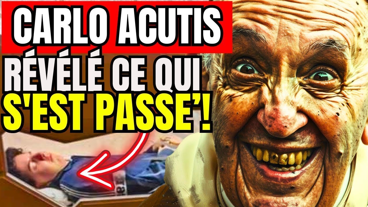 LE PAPE FRANÇOIS CHOQUÉ PAR LA VÉRITÉ SURPRENANTE SUR LE CORPS INCORRUPT DE CARLO ACUTIS