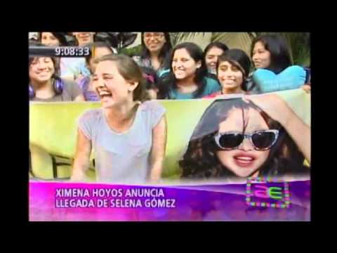 Dj Bans-Selena Gomes en Lima-Grasias a Radio Onda Cero & Estudio 92 "Exclusivo" 2012