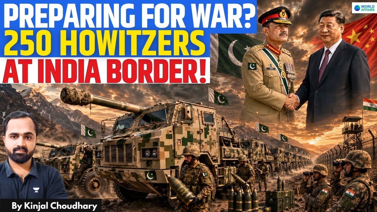 India On Alert - Pakistan Masses 250 Chinese Howitzers At India Border! Is War Coming? | Kinjal