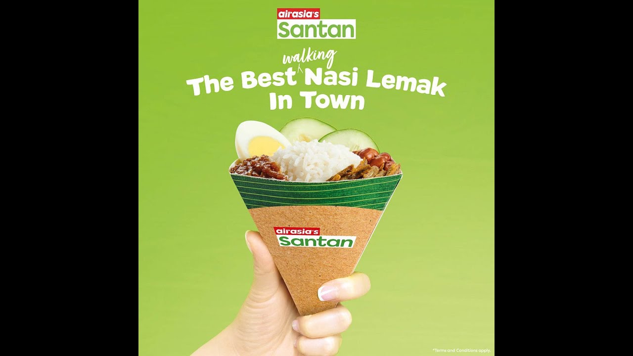 AirAsia’s Santan introduces Nasi Lemak on-the-go!