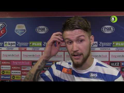 Piotr Parzyszek na Jong Utrecht-De Graafschap: 'Dachten vier keer dat gifbeker leeg was'