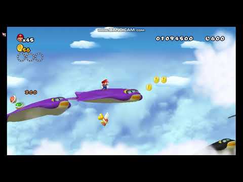 Newer Super Mario Bros Wii Low% Run - C-1 Manta Raid