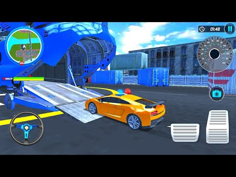 Us Police Multi Level Car Transporter Truck 2021 - Android Gameplay #1