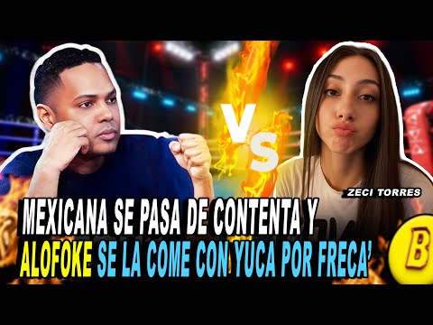 MEXICANA SE PASA DE CONTENTA CON ALOFOKE Y ESTE SE LA COME CON YUCA POR FRECA'😱