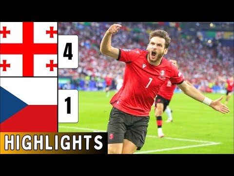 georgia - Czechia - highlights  - 4:1  ( 07 09 2024) / საქართველო - ჩეხეთი - 4-1