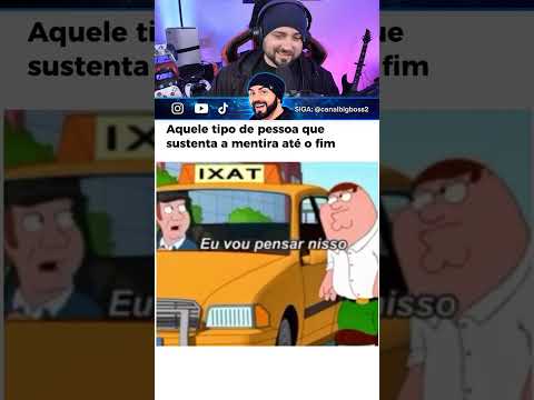 😂 o cara SUSTENTA A MENTIRA até o fim kkkk