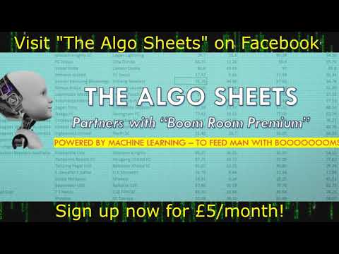 The Algo-Sheets : Machine learning based football predictions