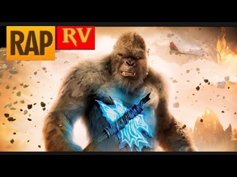 Rap do King Kong  Godzilla X Kong O Novo Imperio! Raio Vermelho