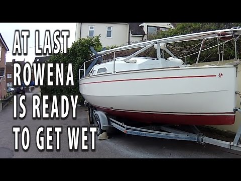 S2E04 Antifouling, boot topping and a polish. How we did it on our Red Fox, trailer sailer