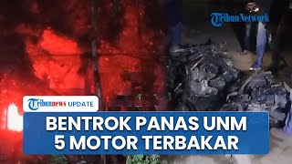 Bentrok Sengit Mahasiswa UNM! Aktivitas 4 Fakultas Sampai Terhenti, Rektor Nilai Ada Kejanggalan