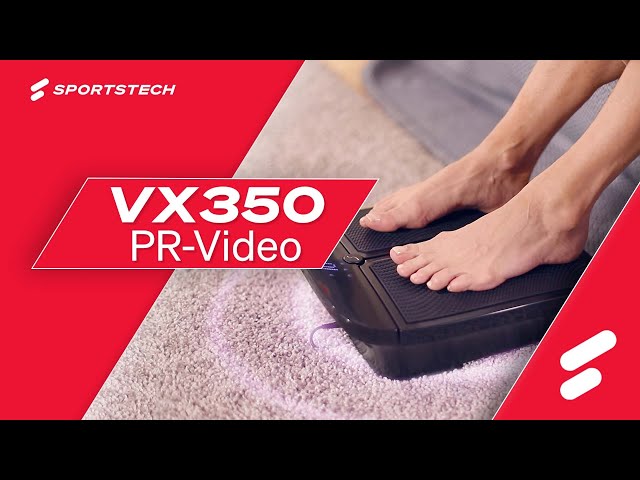 Video Teaser für Sportstech VX350 2in1 Vibrationsplatte | stimuliert Durchblutung | lindert Schmerzen | belebt Füße
