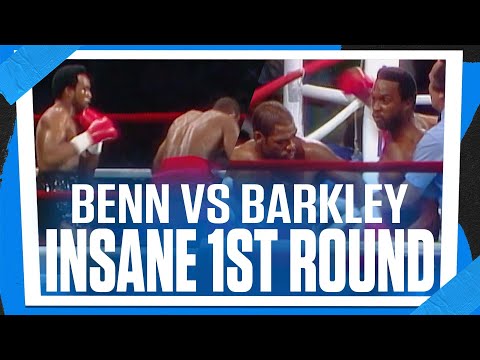 Nigel Benn's INSANE One-Round BRAWL vs Iran Barkley | GREATEST ROUNDS IN BOXING | AUG 18, 1990