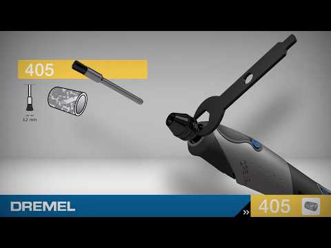 Dremel Bosch 405 Šerių šepetys D=3,2 mm, 3 vnt. video