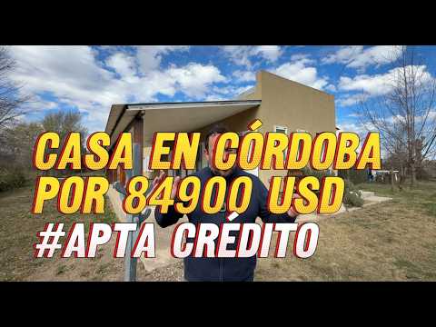 CASA A LA VENTA EN 84900 DÓLARES APTA CRÉDITO. Encontré casa en Córdoba a pasos del río Los Reartes