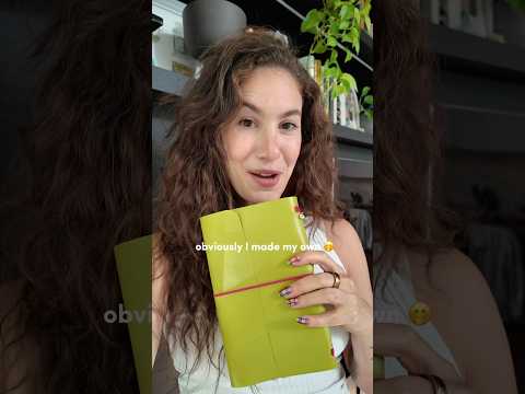 This notebook was too expensive, so I made it myself! #diy #louisecarmen