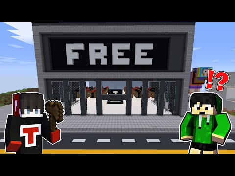 TankDemic's EPIC Free Store in OMO CITY😱 | Minecraft
