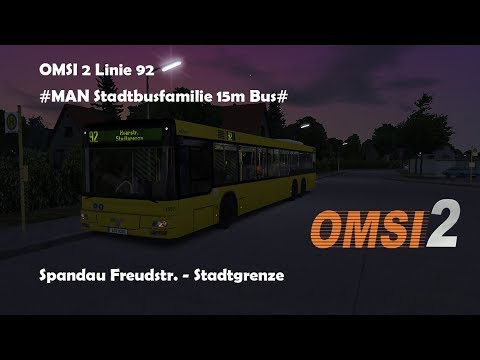 [OMSI 2] Map Berlin Spandau #Linie 92 Freudstr. Spandau - Stadtgrenze