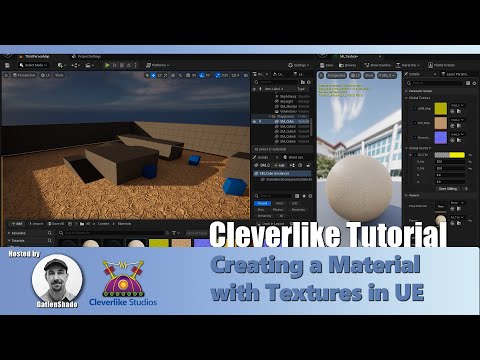 Creating a Simple Material (and material instance) with Textures in Unreal Engine