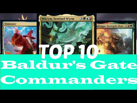 TOP 10 Baldur's Gate Commanders! Tier List of Regular Commander Legends EDH Commanders