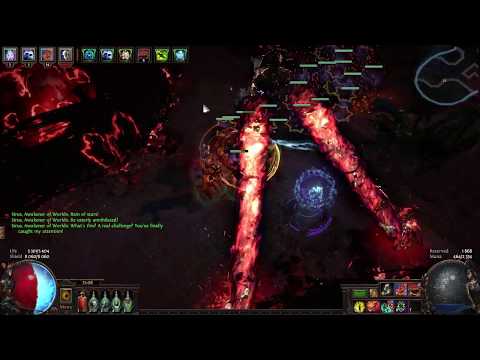 PoE 3.9 summoner Sirus the Awakener | deathless braindead kill