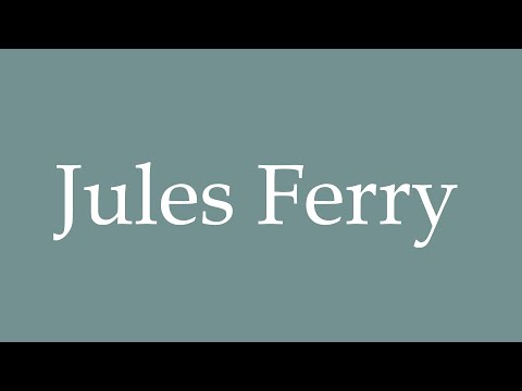 How to Pronounce ''Jules Ferry'' Correctly in French