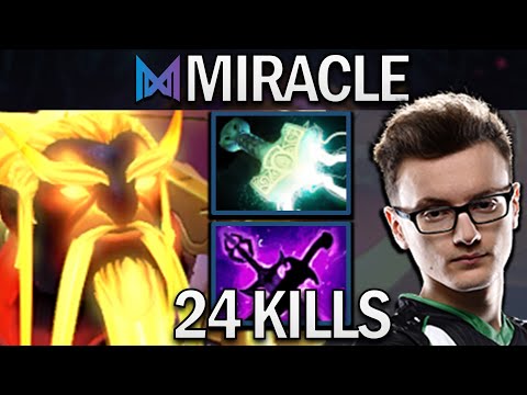 Ember Spirit Dota 2 7.32 Gameplay Nigma.Miracle with 24 Kills and Maelstrom - TI12