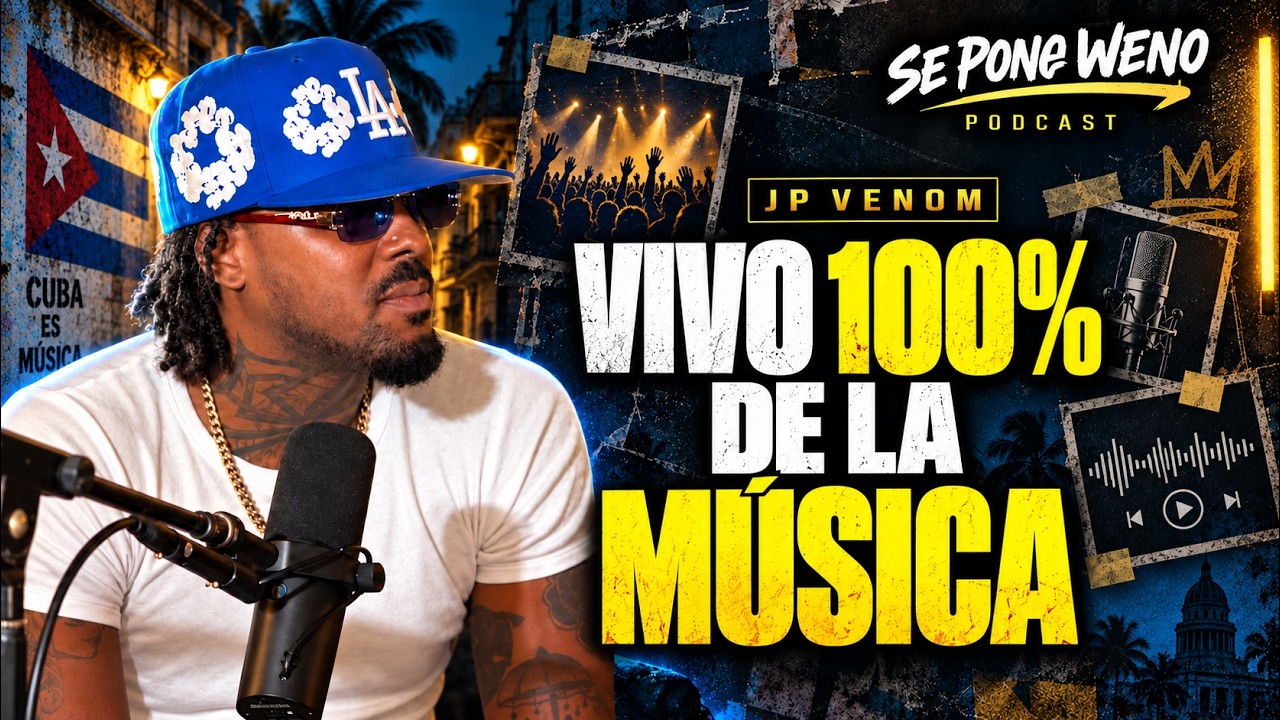 ¿Se puede vivir de la música en Cuba? JP Venom responde