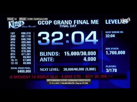 GCOP IV GRAND FINAL - MAIN EVENT - FINAL TABLE - ROZVADOV