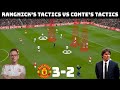 Tactical Analysis : Manchester United 3-2 Tottenham | Rangnick and Conte's Tactical Battle |