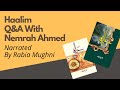 Haalim | Q&A with Nemrah Ahmed Narrated by Rabia Mughni | FUCHISA Book Club