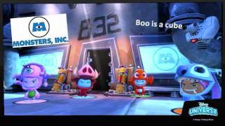 Disney Universe Monsters Inc. Boo is a cube