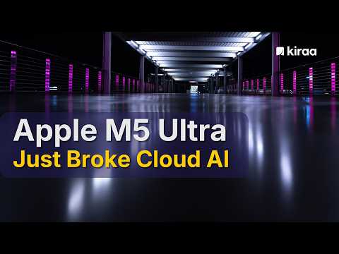 Apple Just Broke CloudAI with M5 Ultra