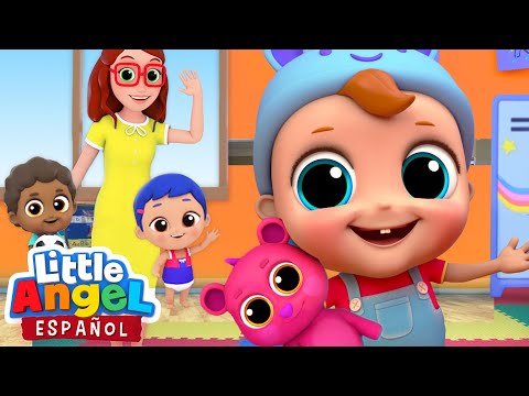 ¡El Primer Día de Escuela! 👩‍🏫 🏫 📚 | Canciones Infantiles de Bebé Juan | Little Angel Español