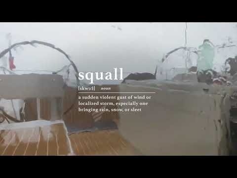 46 Knots Squall on Pegaus 50 - Ionian sea